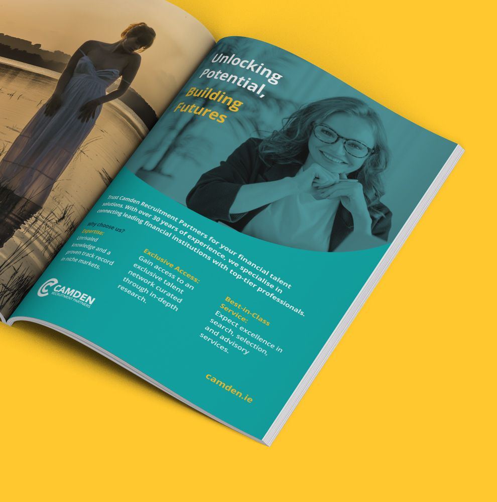 Open Camden brochure with the headline Unlocking potential, building futures
