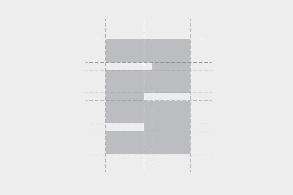 Construction grid for the Douglas and Stewart mark